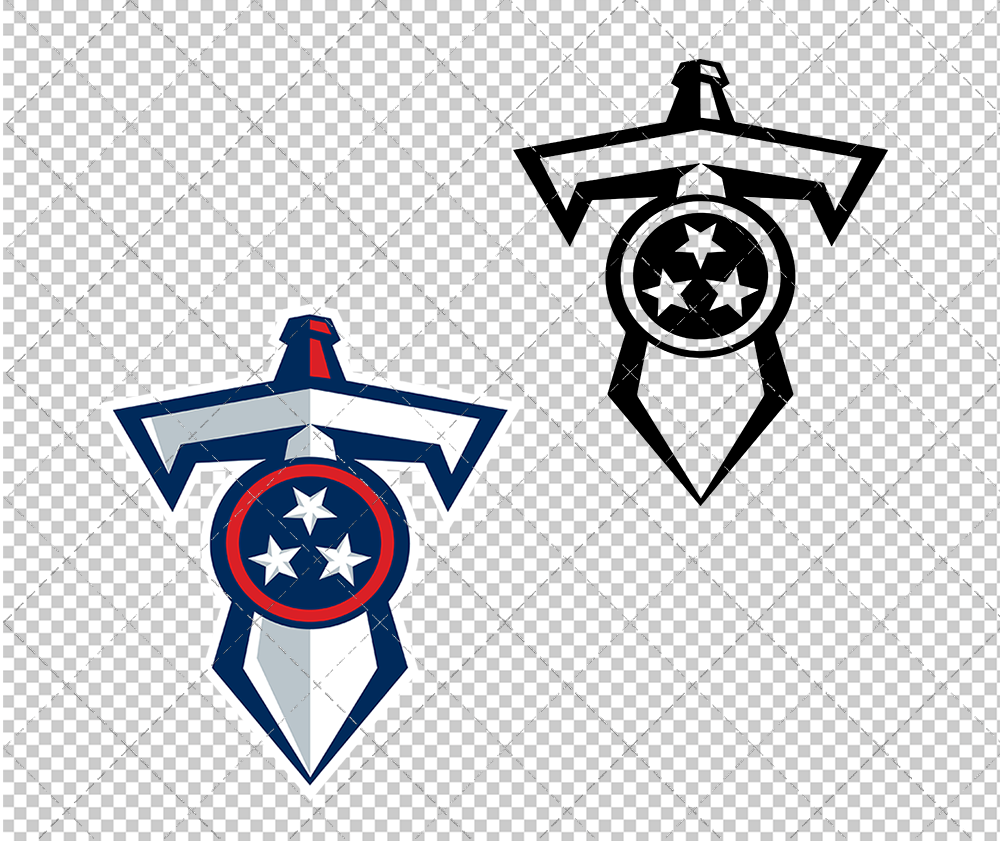 Tennessee Titans Alternate 1999, Svg, Dxf, Eps, Png - SvgShopArt