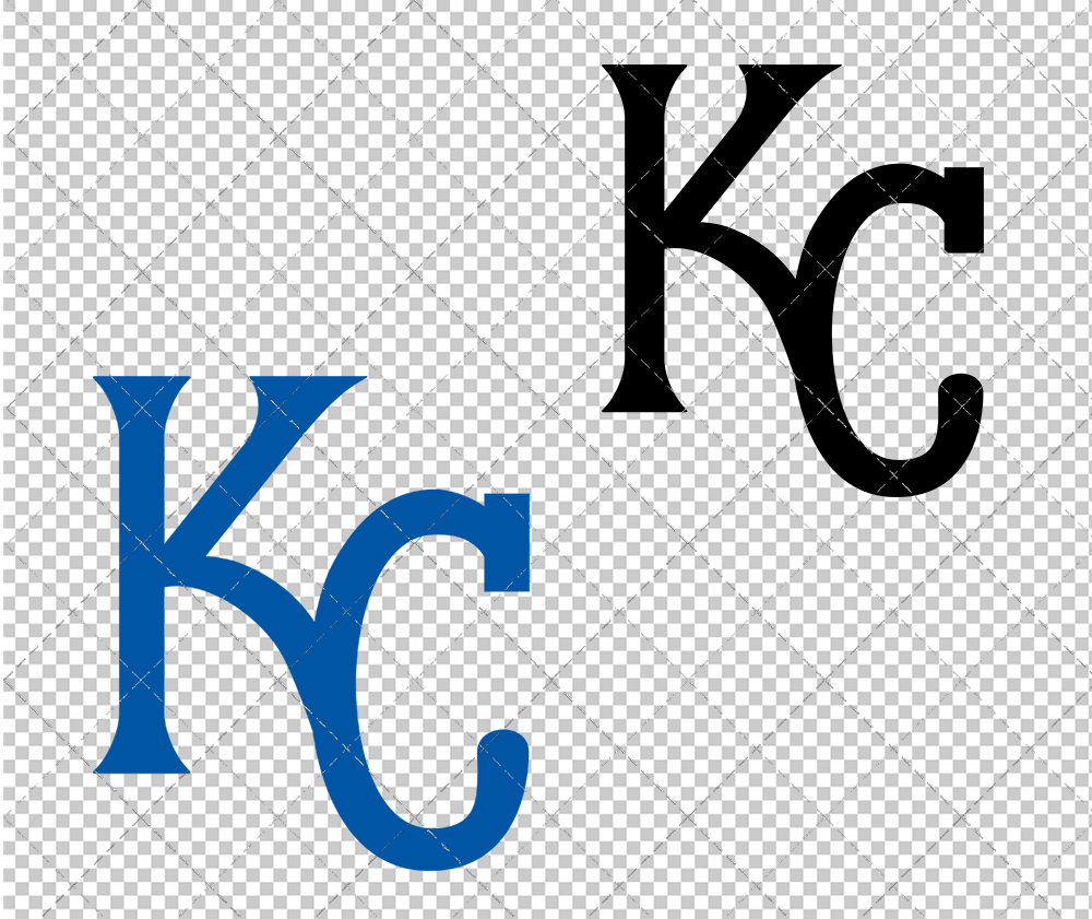 Kansas City Royals Cap 1995, Svg, Dxf, Eps, Png - SvgShopArt