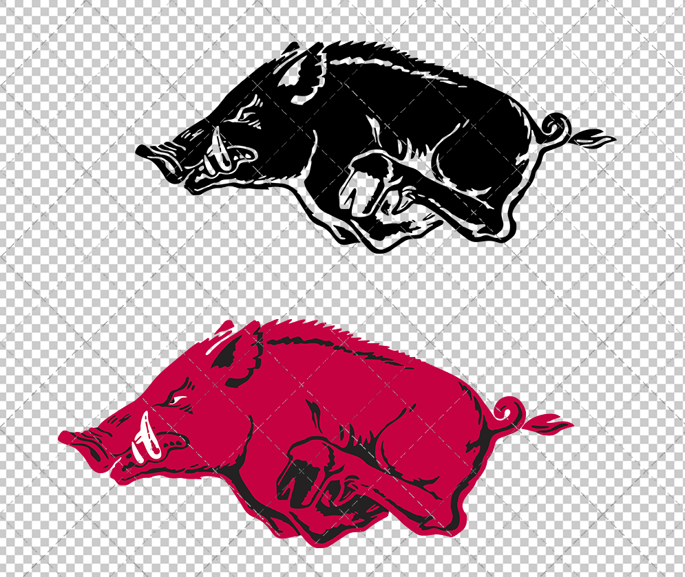 Arkansas Razorbacks Alternate 1967 003, Svg, Dxf, Eps, Png - SvgShopArt