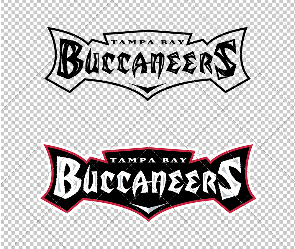 Tampa Bay Buccaneers Wordmark 1997 006, Svg, Dxf, Eps, Png - SvgShopArt