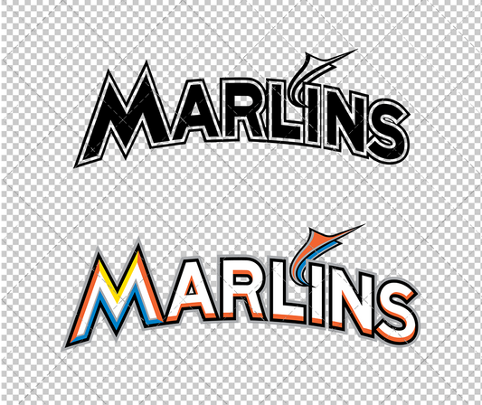 Miami Marlins Wordmark 2012, Svg, Dxf, Eps, Png - SvgShopArt