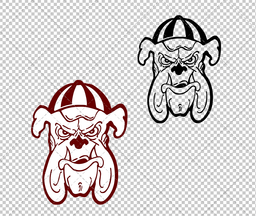 Alabama A&M Bulldogs Alternate 2002, Svg, Dxf, Eps, Png - SvgShopArt