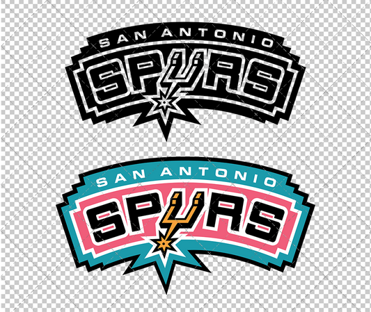 San Antonio Spurs Concept 2002, Svg, Dxf, Eps, Png - SvgShopArt