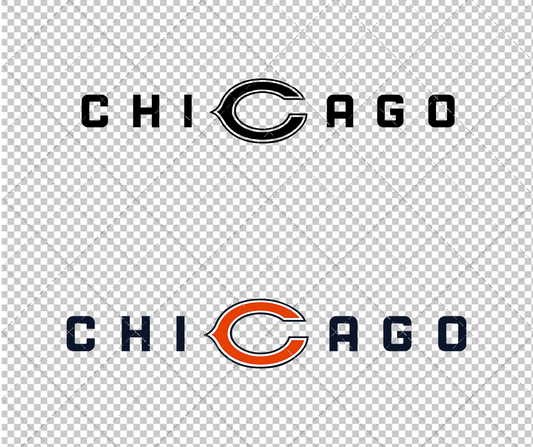 Chicago Bears Wordmark 2019, Svg, Dxf, Eps, Png - SvgShopArt