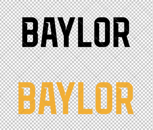 Baylor Bears Wordmark 2019 002, Svg, Dxf, Eps, Png - SvgShopArt