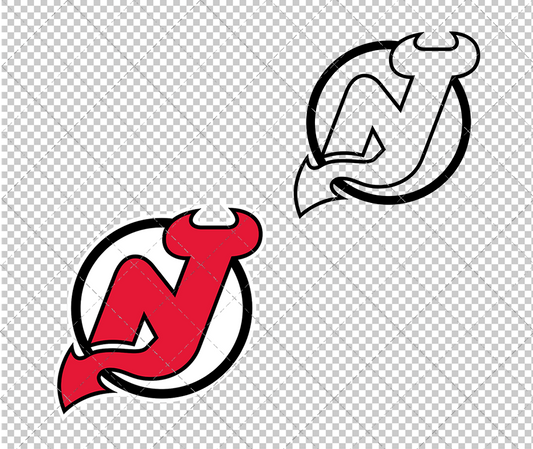 New Jersey Devils 1999, Svg, Dxf, Eps, Png - SvgShopArt