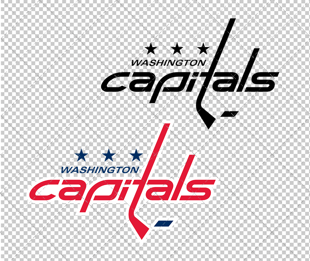 Washington Capitals Alternate 2007, Svg, Dxf, Eps, Png - SvgShopArt