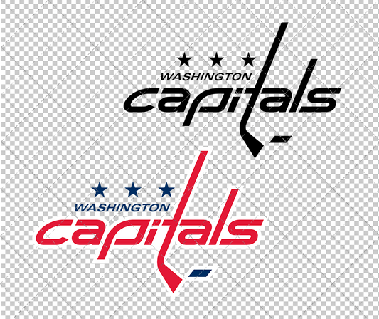 Washington Capitals Alternate 2007, Svg, Dxf, Eps, Png - SvgShopArt