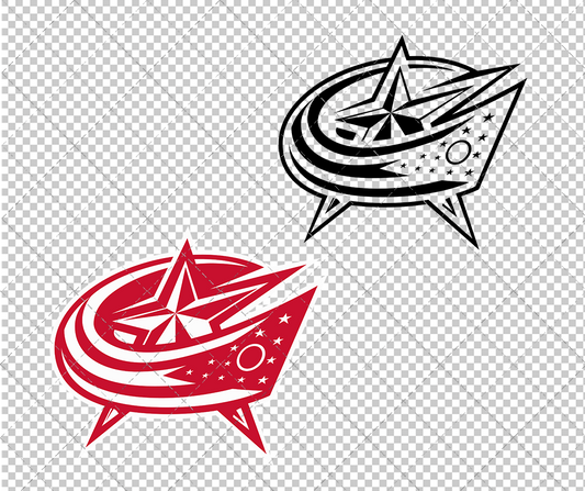 Columbus Blue Jackets Concept 2007 009, Svg, Dxf, Eps, Png - SvgShopArt