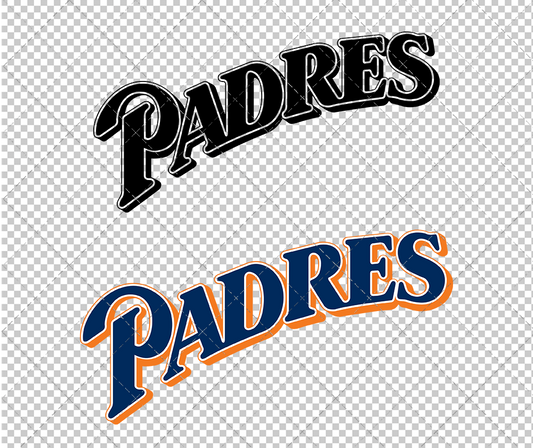 San Diego Padres Wordmark 1991, Svg, Dxf, Eps, Png - SvgShopArt