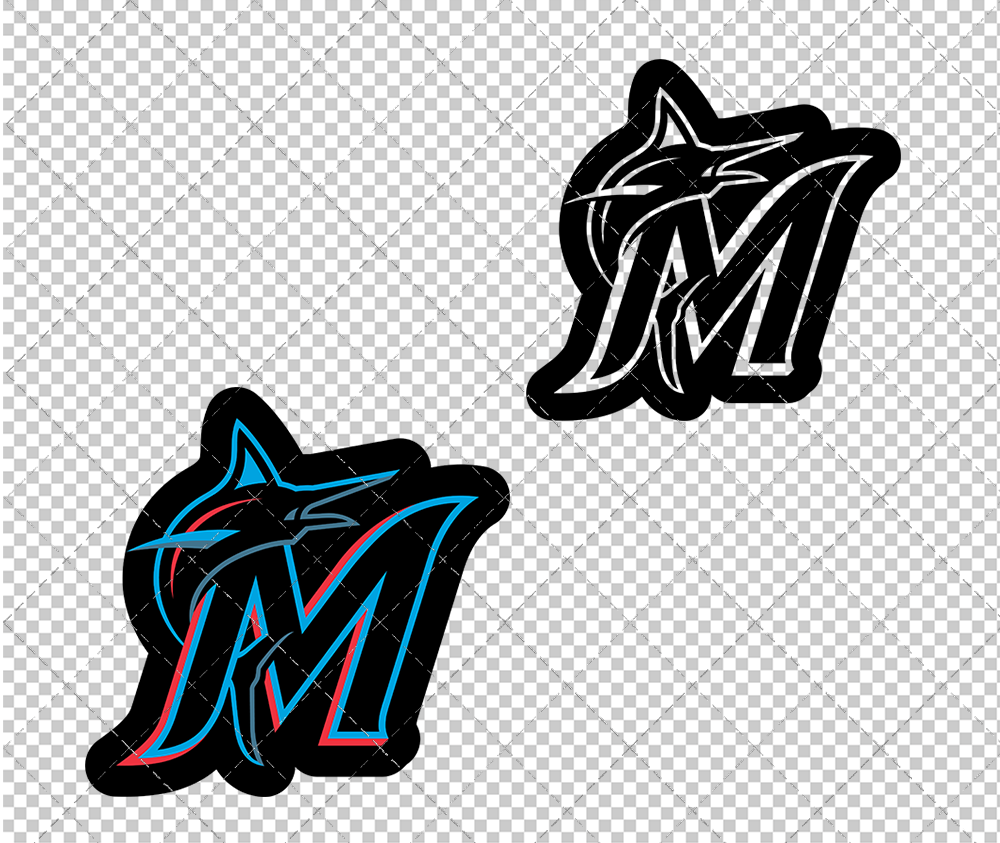 Miami Marlins Concept 2019 002, Svg, Dxf, Eps, Png - SvgShopArt