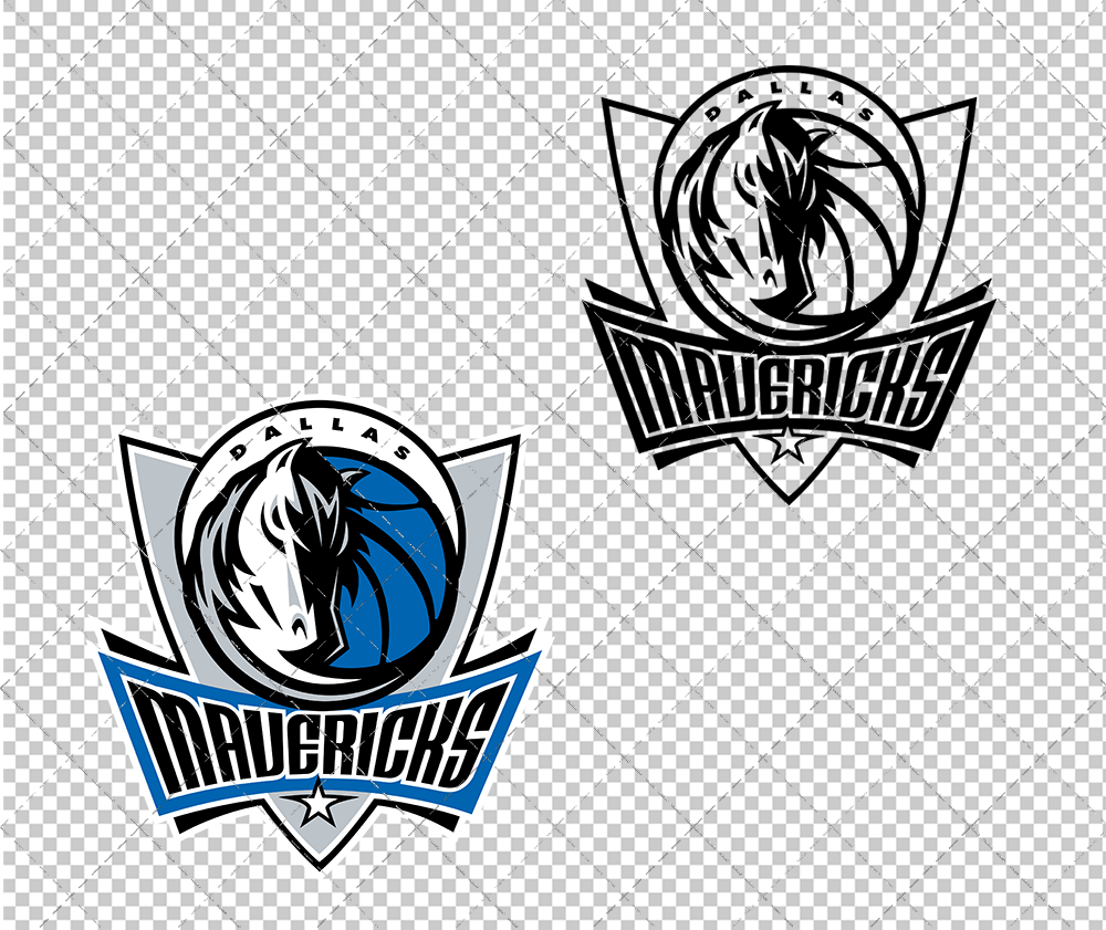 Dallas Mavericks 2017, Svg, Dxf, Eps, Png - SvgShopArt