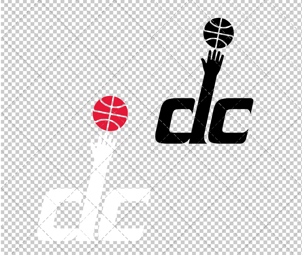 Washington Wizards Alternate 2011 003, Svg, Dxf, Eps, Png - SvgShopArt