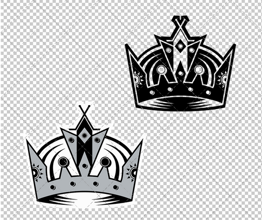 Los Angeles Kings Alternate 2011, Svg, Dxf, Eps, Png - SvgShopArt