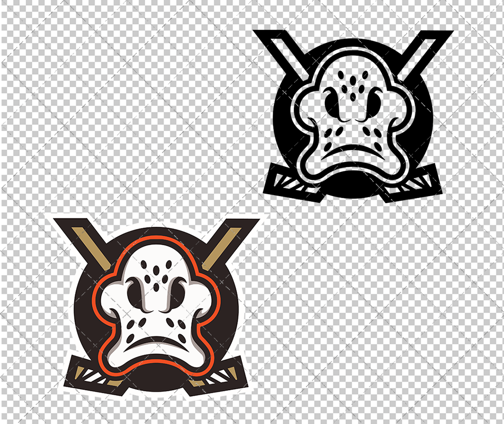 Anaheim Ducks Concept 1995, Svg, Dxf, Eps, Png - SvgShopArt