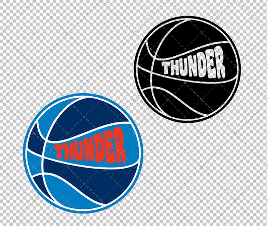 Oklahoma City Thunder Concept 2008 003, Svg, Dxf, Eps, Png - SvgShopArt