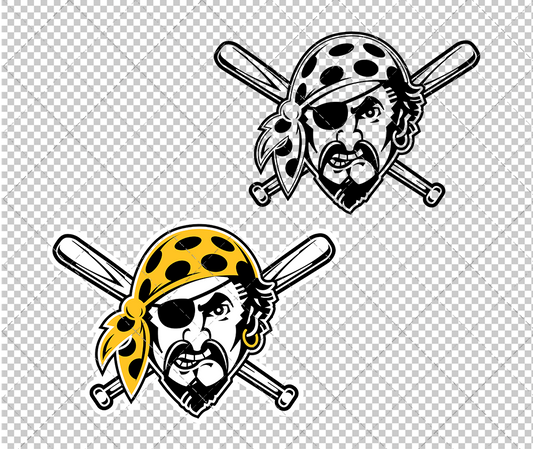 Pittsburgh Pirates Alternate 2020, Svg, Dxf, Eps, Png - SvgShopArt