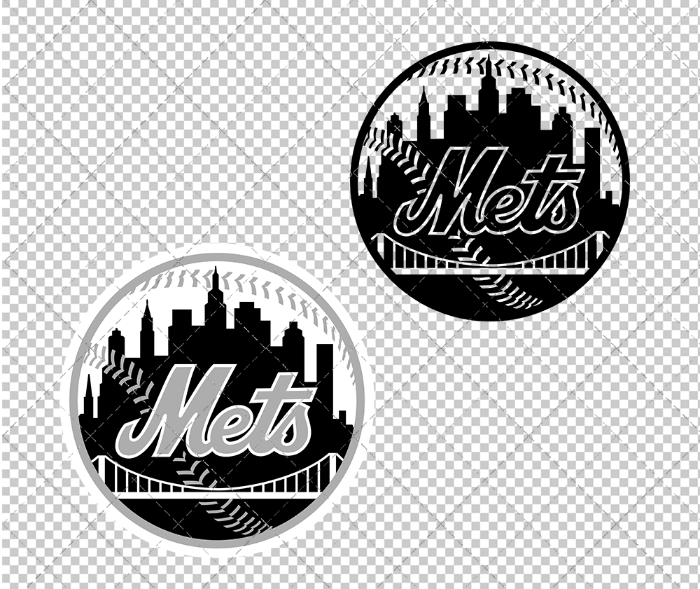 New York Mets Concept 1999 004, Svg, Dxf, Eps, Png - SvgShopArt