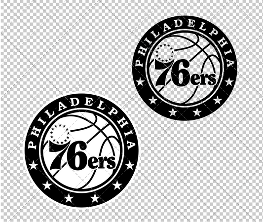 Philadelphia 76ers Concept 2015 004, Svg, Dxf, Eps, Png - SvgShopArt