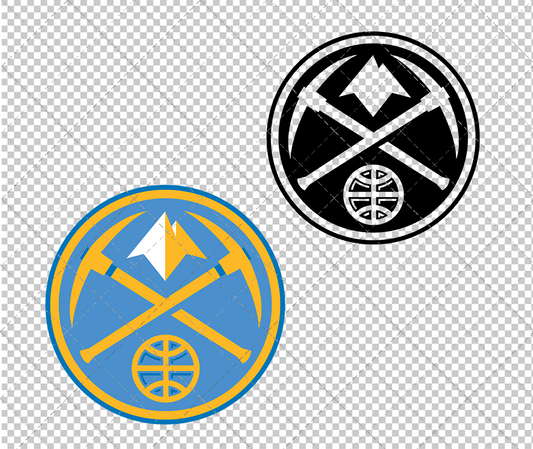 Denver Nuggets Alternate 2005, Svg, Dxf, Eps, Png - SvgShopArt