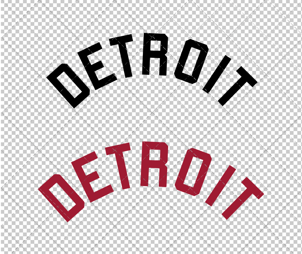 Detroit Tigers Jersey 1901, Svg, Dxf, Eps, Png - SvgShopArt