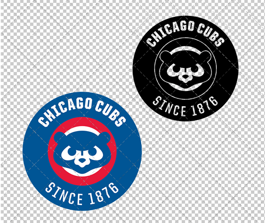 Chicago Cubs Circle 1979, Svg, Dxf, Eps, Png - SvgShopArt