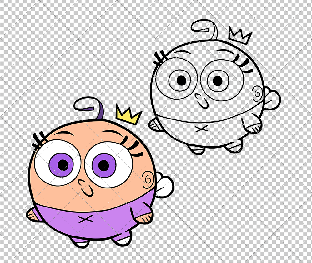 Poof - The Fairly Odd Parents 003, Svg, Dxf, Eps, Png - SvgShopArt