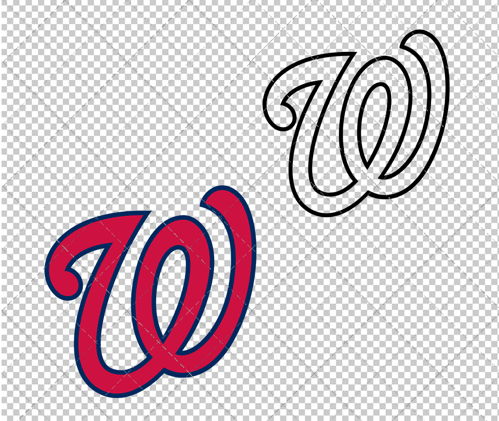 Washington Nationals Alternate 2011, Svg, Dxf, Eps, Png - SvgShopArt