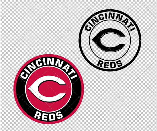 Cincinnati Reds Circle 2013, Svg, Dxf, Eps, Png - SvgShopArt