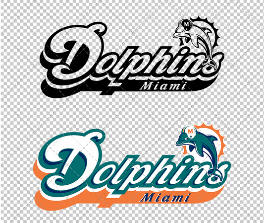 Miami Dolphins Alternate 1997, Svg, Dxf, Eps, Png - SvgShopArt