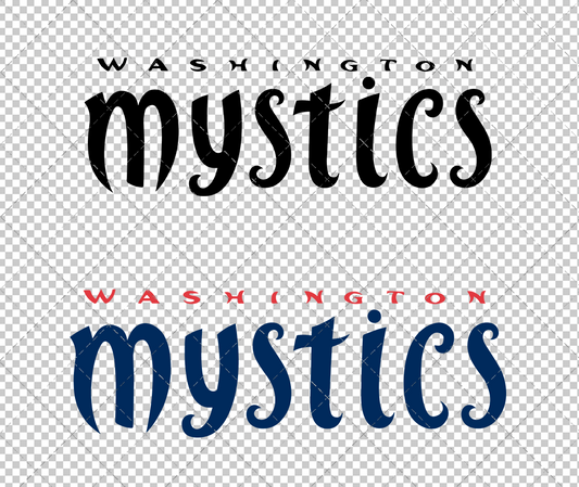 Washington Mystics Wordmark 2011, Svg, Dxf, Eps, Png - SvgShopArt