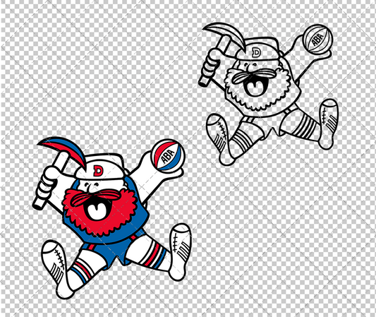 Denver Nuggets 1974, Svg, Dxf, Eps, Png - SvgShopArt