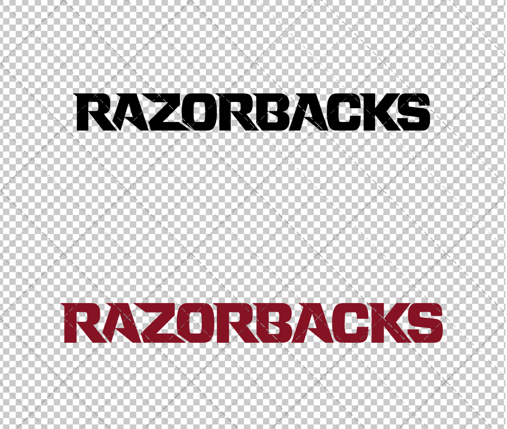 Arkansas Razorbacks Wordmark 2014 003, Svg, Dxf, Eps, Png - SvgShopArt