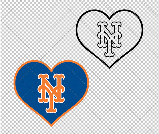 New York Mets Concept 1999, Svg, Dxf, Eps, Png - SvgShopArt