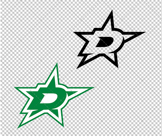 Dallas Stars Concept 2021 005, Svg, Dxf, Eps, Png - SvgShopArt