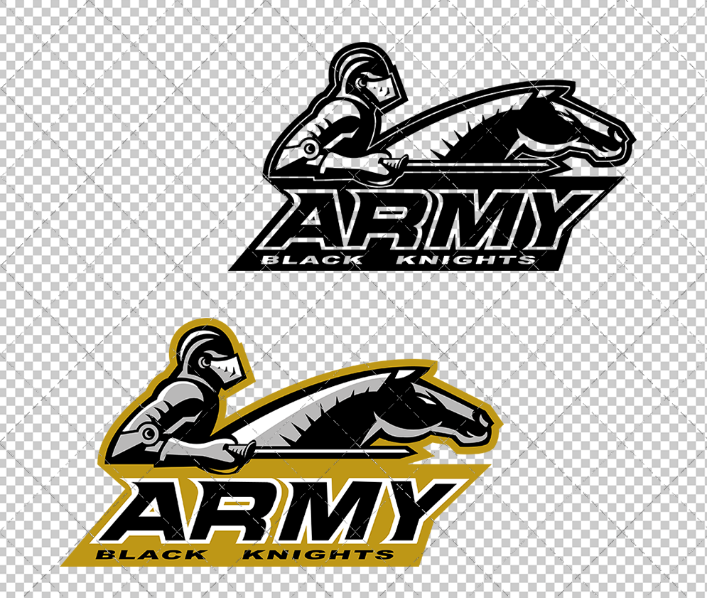 Army Black Knights 2000, Svg, Dxf, Eps, Png - SvgShopArt