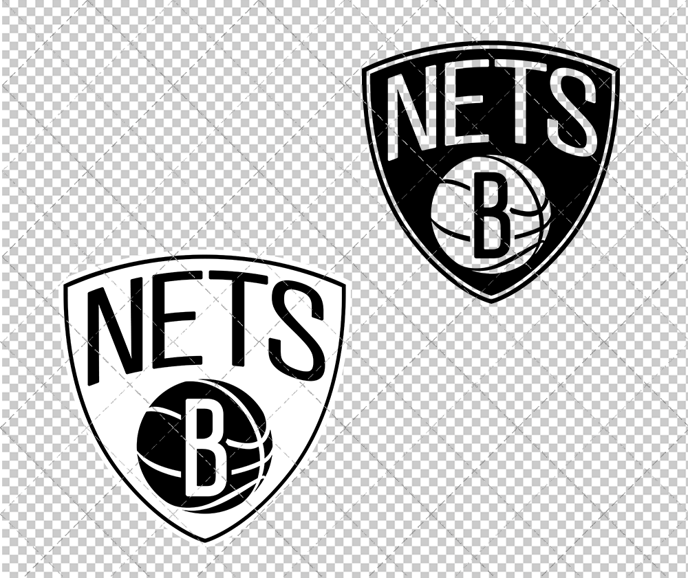 Brooklyn Nets Alternate 2012 002, Svg, Dxf, Eps, Png - SvgShopArt