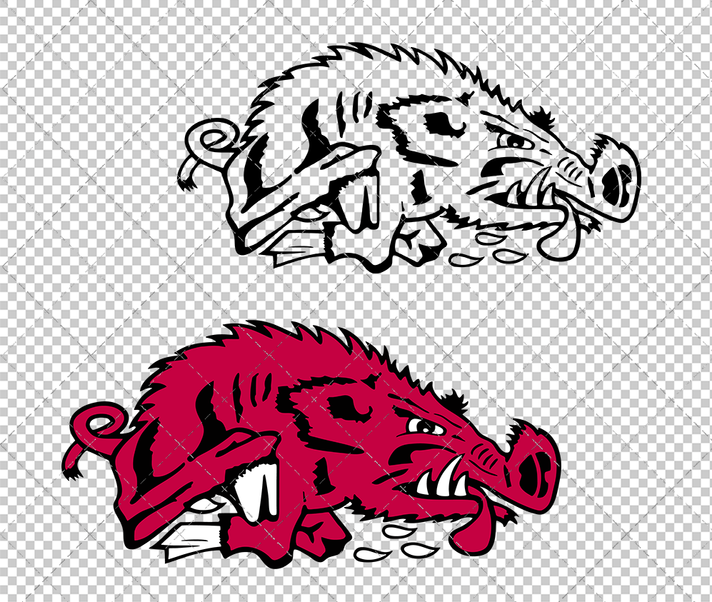 Arkansas Razorbacks Alternate 1973, Svg, Dxf, Eps, Png - SvgShopArt