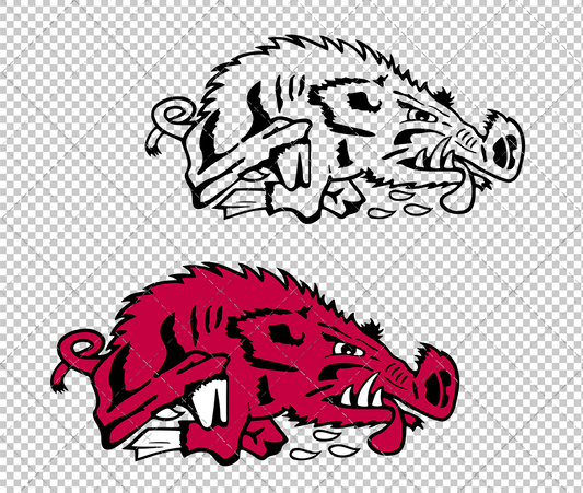 Arkansas Razorbacks Alternate 1973, Svg, Dxf, Eps, Png - SvgShopArt