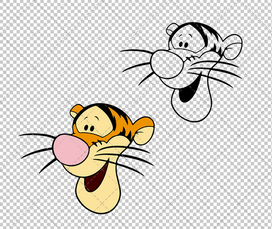 Tigger - Winnie The Pooh 007, Svg, Dxf, Eps, Png - SvgShopArt