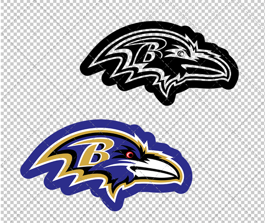 Baltimore Ravens Concept 1999 002, Svg, Dxf, Eps, Png - SvgShopArt