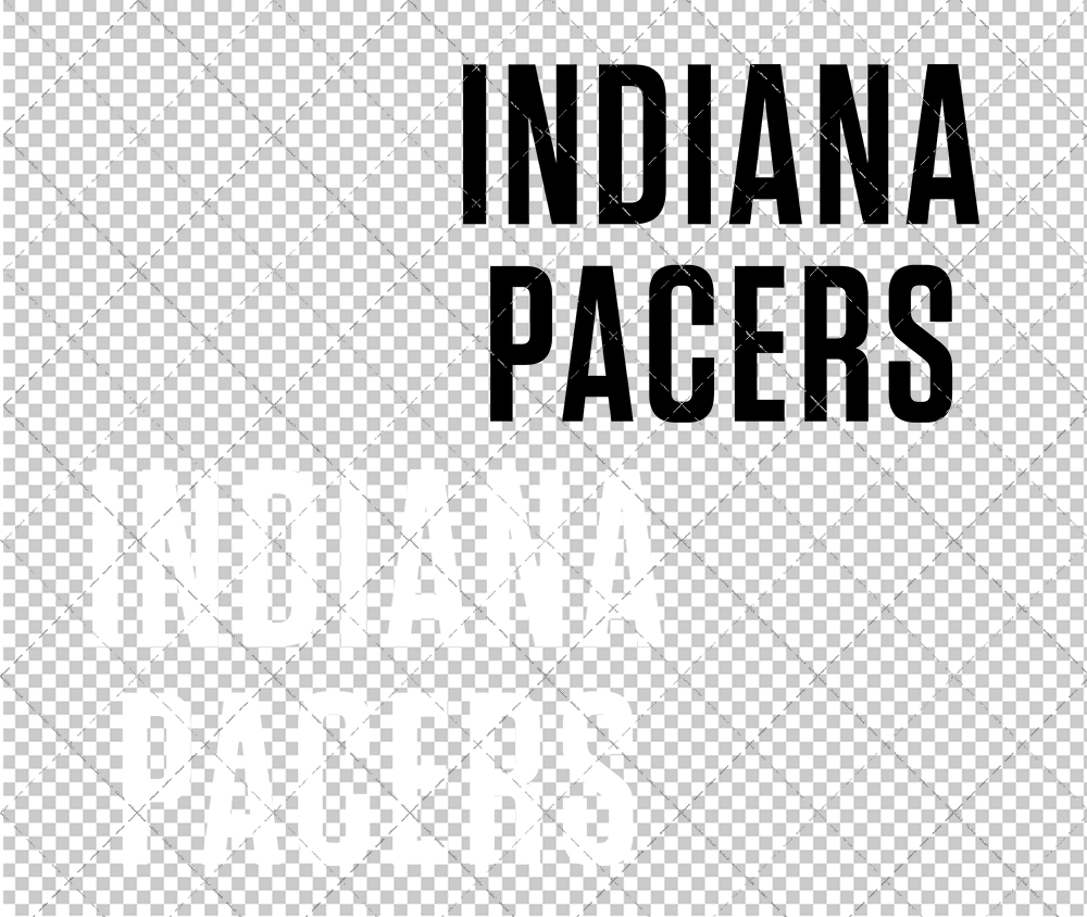 Indiana Pacers Wordmark 2017 006, Svg, Dxf, Eps, Png - SvgShopArt