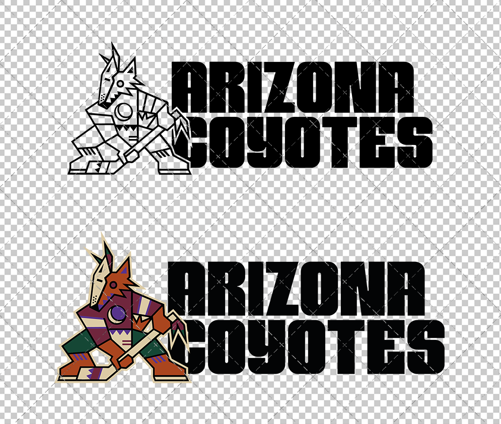 Arizona Coyotes Alternate 2021 003, Svg, Dxf, Eps, Png - SvgShopArt