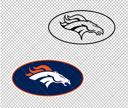 Denver Broncos Concept 1997 003, Svg, Dxf, Eps, Png - SvgShopArt