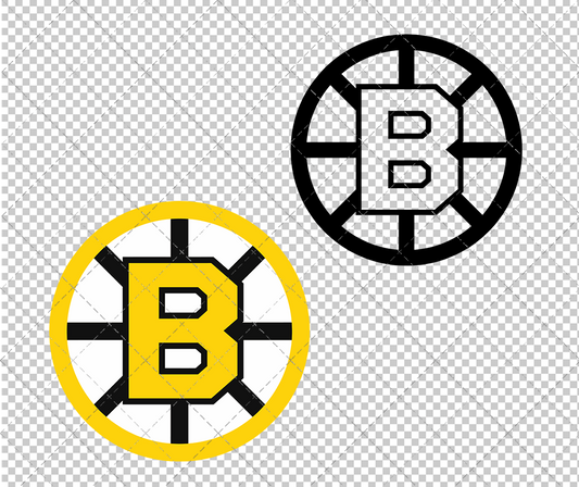 Boston Bruins Alternate 1949 Svg, Dxf, Eps, Png - SvgShopArt