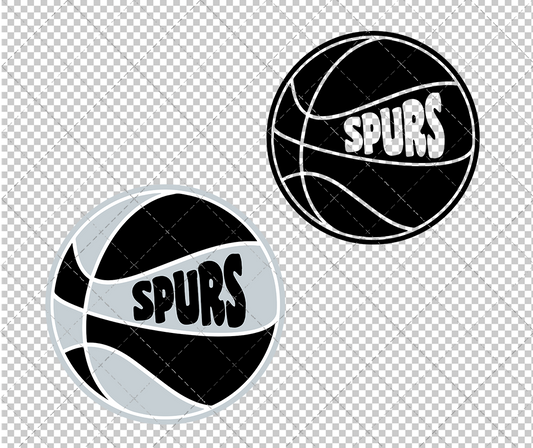 San Antonio Spurs Concept 2017 003, Svg, Dxf, Eps, Png - SvgShopArt