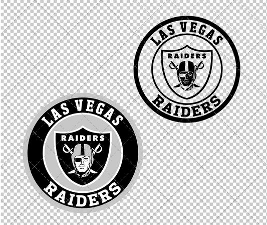 Las Vegas Raiders Circle 2020 002, Svg, Dxf, Eps, Png - SvgShopArt