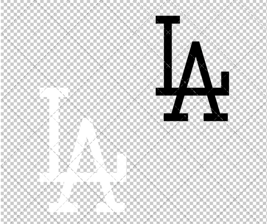 Los Angeles Dodgers Cap 1958, Svg, Dxf, Eps, Png - SvgShopArt