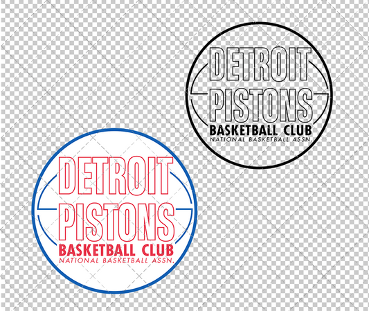 Detroit Pistons 1957, Svg, Dxf, Eps, Png - SvgShopArt
