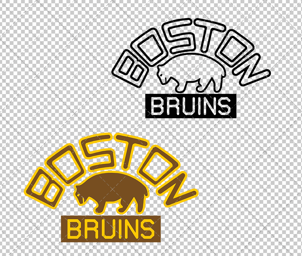Boston Bruins 1926, Svg, Dxf, Eps, Png - SvgShopArt